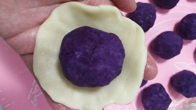  十味  无糖紫薯蛋黄酥,包入紫薯蛋黄