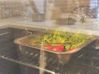 南瓜泥配煎烤牛排,放入烤箱 烤约15-20分钟
直到甘蓝酥脆 小番茄熟透