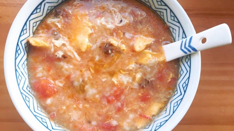 西红柿疙瘩汤,好喝的面疙瘩完成。😁