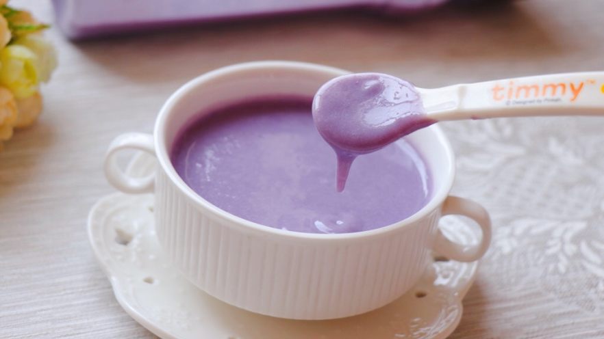 燕麦紫薯奶香米糊
