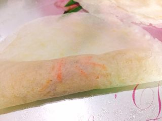 福州特色小吃+炸春卷,由下往上卷