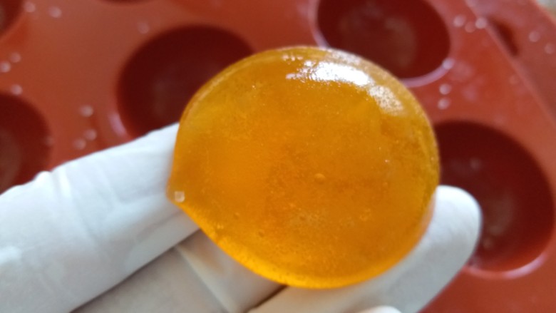 百变水果 法式橘汁软糖,圆形的