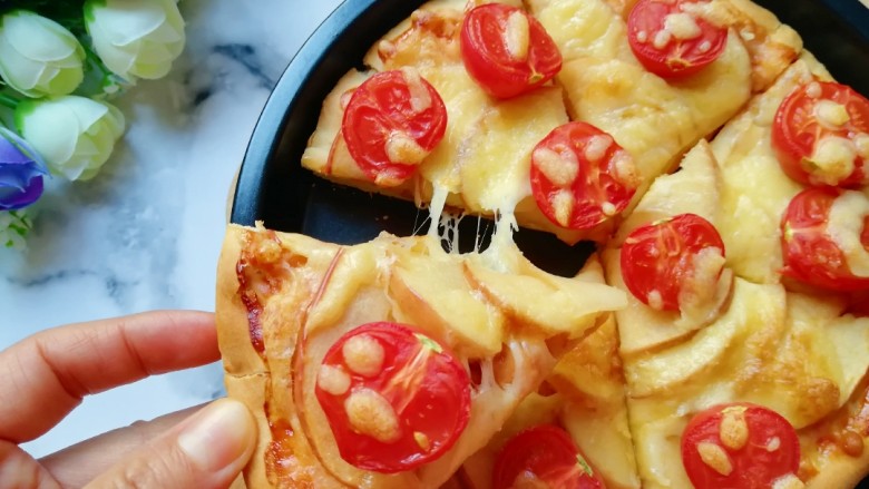 百变水果 水果披萨,好吃的不要不要的。