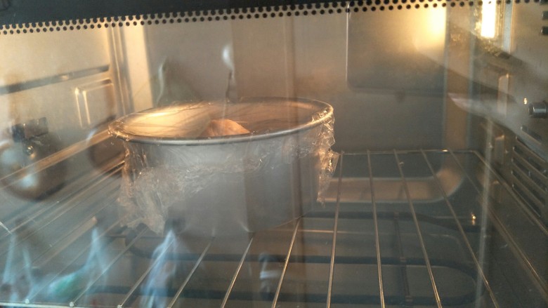 卡仕达奶油面包——奶油饺子包,28度90分钟，我做的时候是冬天只能用烤箱发酵
