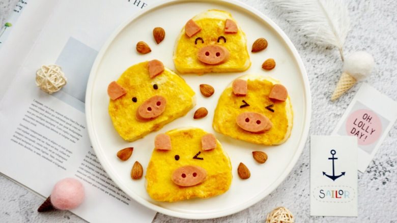 黄金小猪馒头片