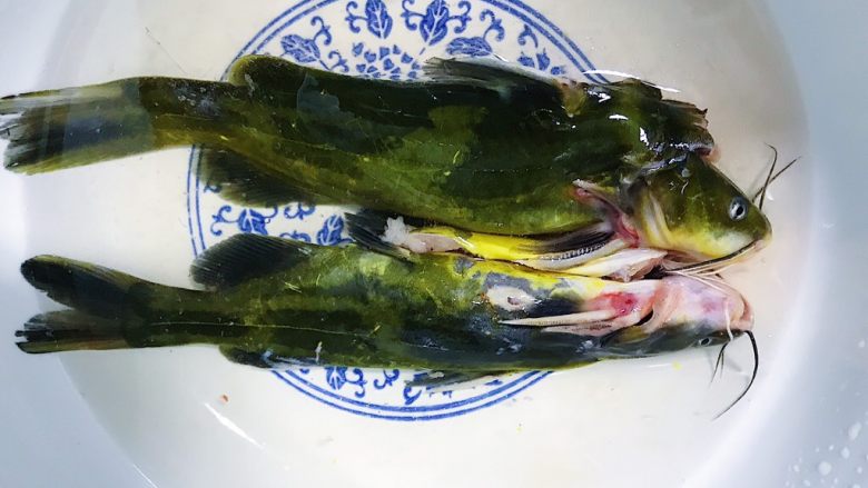 黄骨鱼汤,食材处理：

市场买回来处理好的黄骨鱼用清水浸泡一会儿冲洗干净