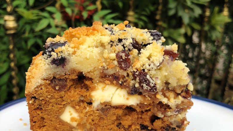 蓝莓秒芙蛋糕,这款妙芙蛋糕，粗糙的口感别有一番风味！