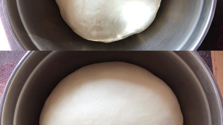 北海道款椰蓉吐司,发酵至2-2.5倍大小