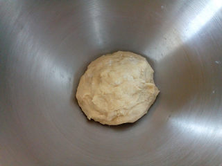 台式葱面包,用2档搅拌成团。