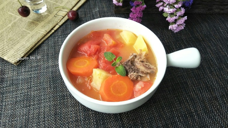 西红柿牛骨汤