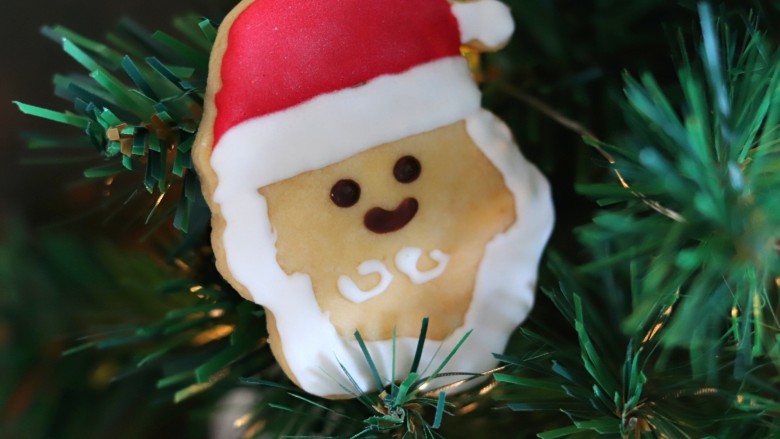 圣诞糖霜饼干,萌萌哒的圣诞老人