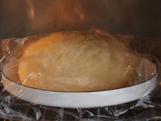 紅薯小面包,進行發酵