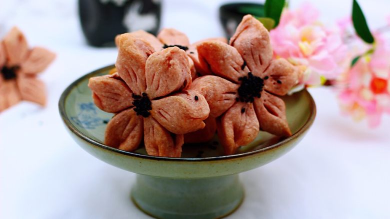 桃花朵朵开-桃花酥,颜值爆棚的桃花酥。