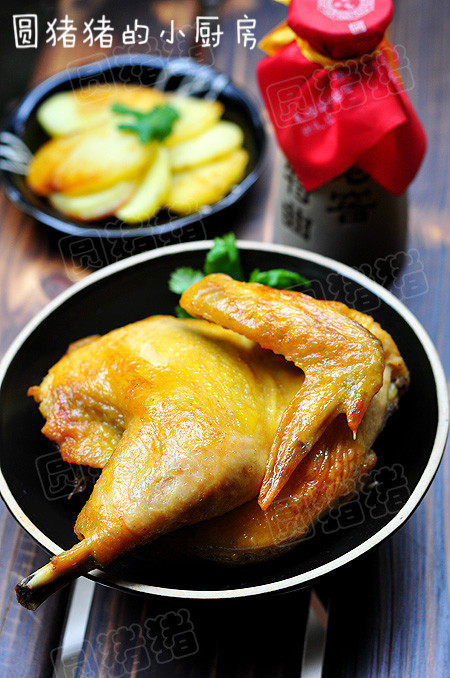 皮香肉嫩——简易版盐锔鸡,成品