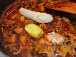 湘西土匪鸭,放入清水没过食材，放入葱姜蒜，大火煮开后，盖上锅盖转小火煮20分钟。
