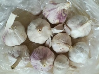 腊八蒜,准备好紫皮的大蒜