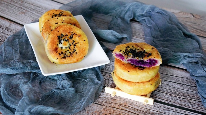 紫薯烧饼,开吃喽！