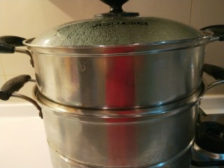 新文美食  羊肉胡萝卜包子,放入蒸锅大火烧开蒸15分钟即可关火。
