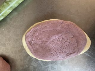 紫薯双色吐司,叠加