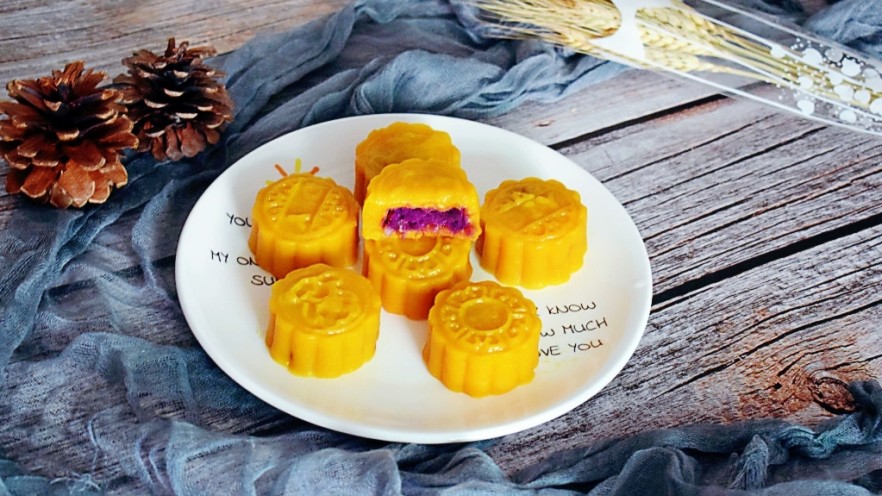 紫薯南瓜糯米糕