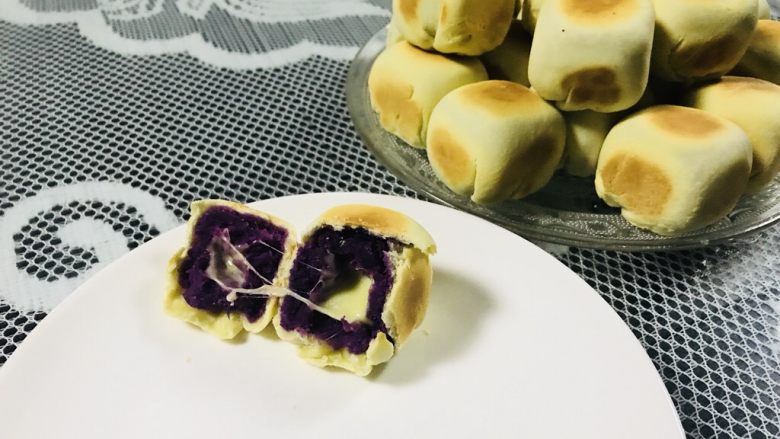 【爆浆芝士】紫薯仙豆糕,适合全家的口味