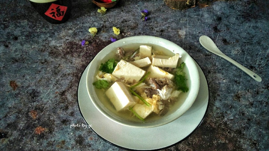 豆腐牛肉汤