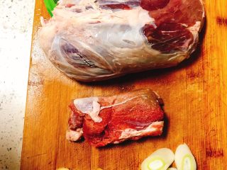 秘制卤牛肉,牛腱子肉选前腿肉为佳，大葱，生姜适量，卤料包一包！