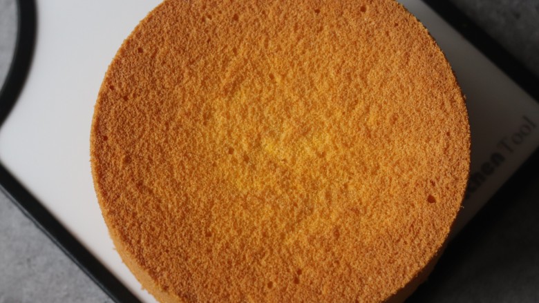 南瓜戚风蛋糕（六寸）,成品图