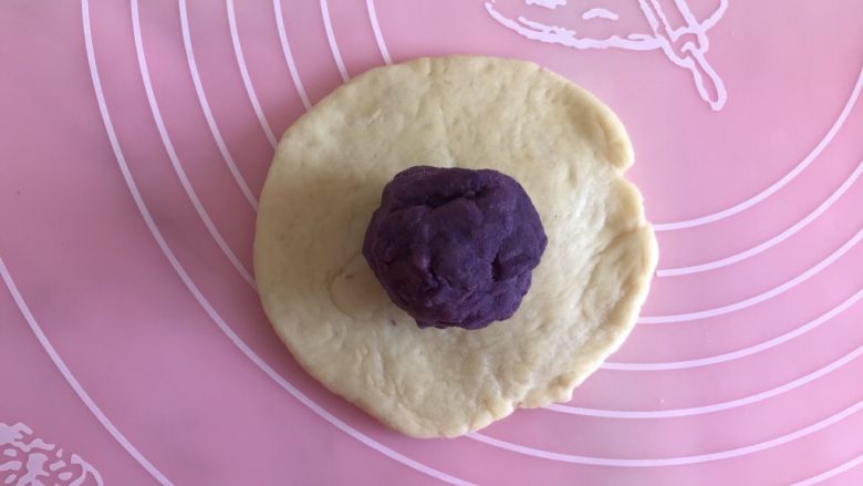 紫薯花样馒头,包上紫薯馅儿