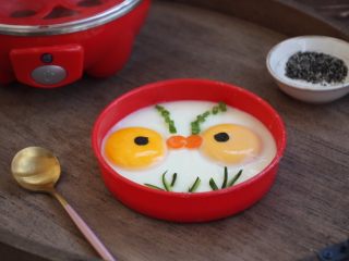 创意儿童辅食～蒸鸡蛋,成品图。