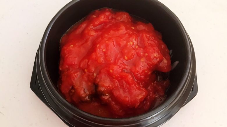 山药猪骨汤,加入炒好的番茄酱