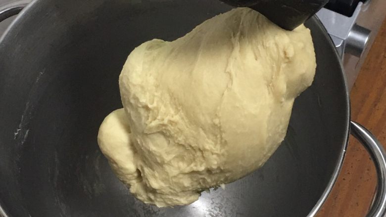 红枣吐司面包,面团的状态。