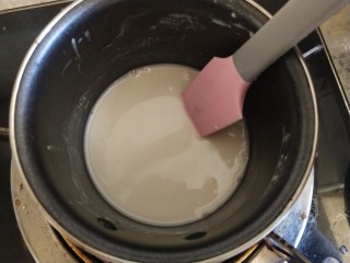 全麦红糖吐司,将汤种材料混合