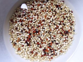 香煎巴沙鱼南瓜藜麦沙拉,藜麦提前一小时浸泡，直到白藜麦上的小芽冒出来。