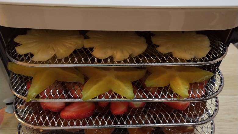果干冰淇淋,摩飞干果机设定80度，烤6个小时！烤好的水果干密封保存即可