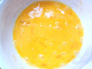 土豆疙瘩汤,打成蛋液