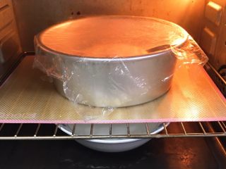 山药软饼,烤箱发酵档，底部放一碗热水，发酵30分钟。