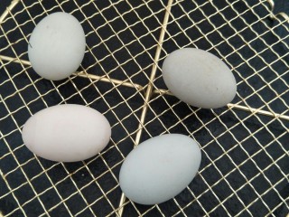 桂花汤圆,加入鸡蛋或者鸭蛋。