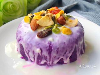 紫薯酸奶,成品图一