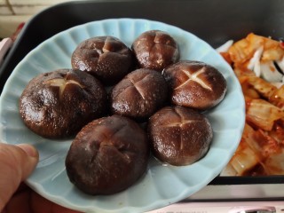家常韩式部队锅,放香菇