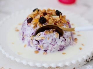 酸奶紫薯泥,图四