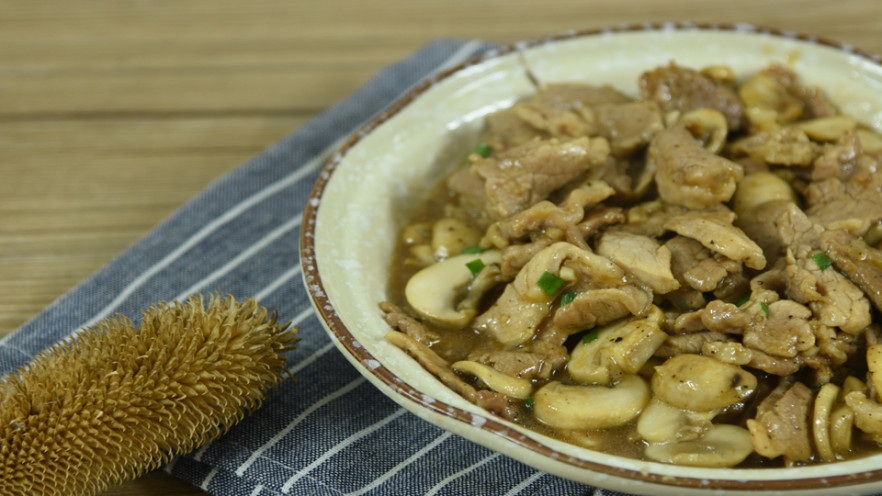 蘑菇炒肉片—真正的米饭杀手上线