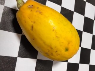 金瓜玉米,准备一个会转圈的木瓜