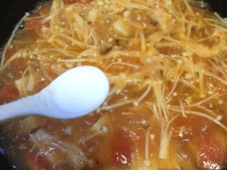 低卡番茄豆腐汤,加适量盐