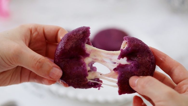 紫薯芝士饼,图二