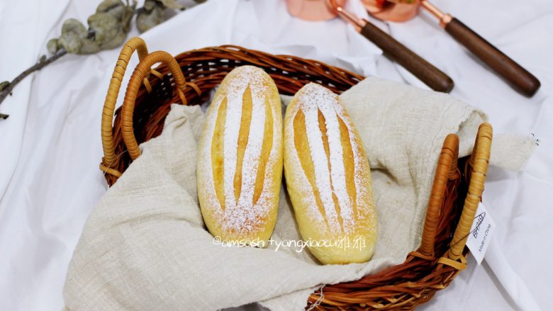 椰蓉面包(波兰种),成品图