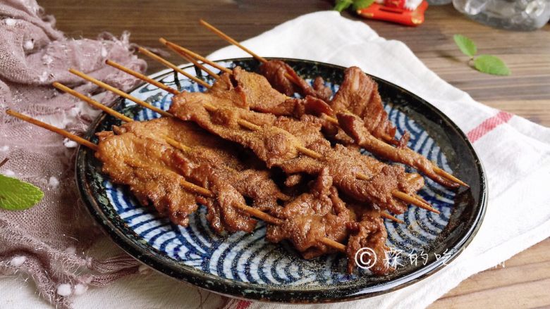 上海小吃  炸里脊肉串