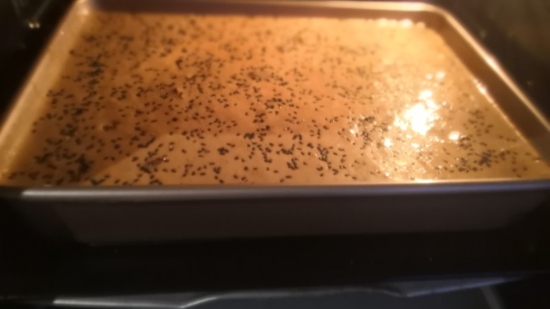 红糖枣糕（核桃芝麻蔓越莓）,放入烤箱，上下火150度，烤制65至70分钟