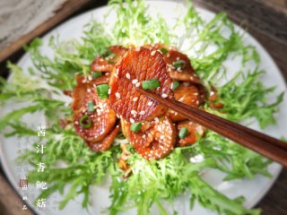 酱汁杏鲍菇,大鱼大肉吃腻了，来一盘这样的美味又健康的素食吧！