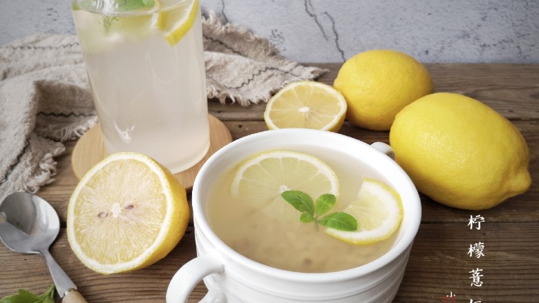 柠檬薏米水,记得要经常喝才有效果哦！